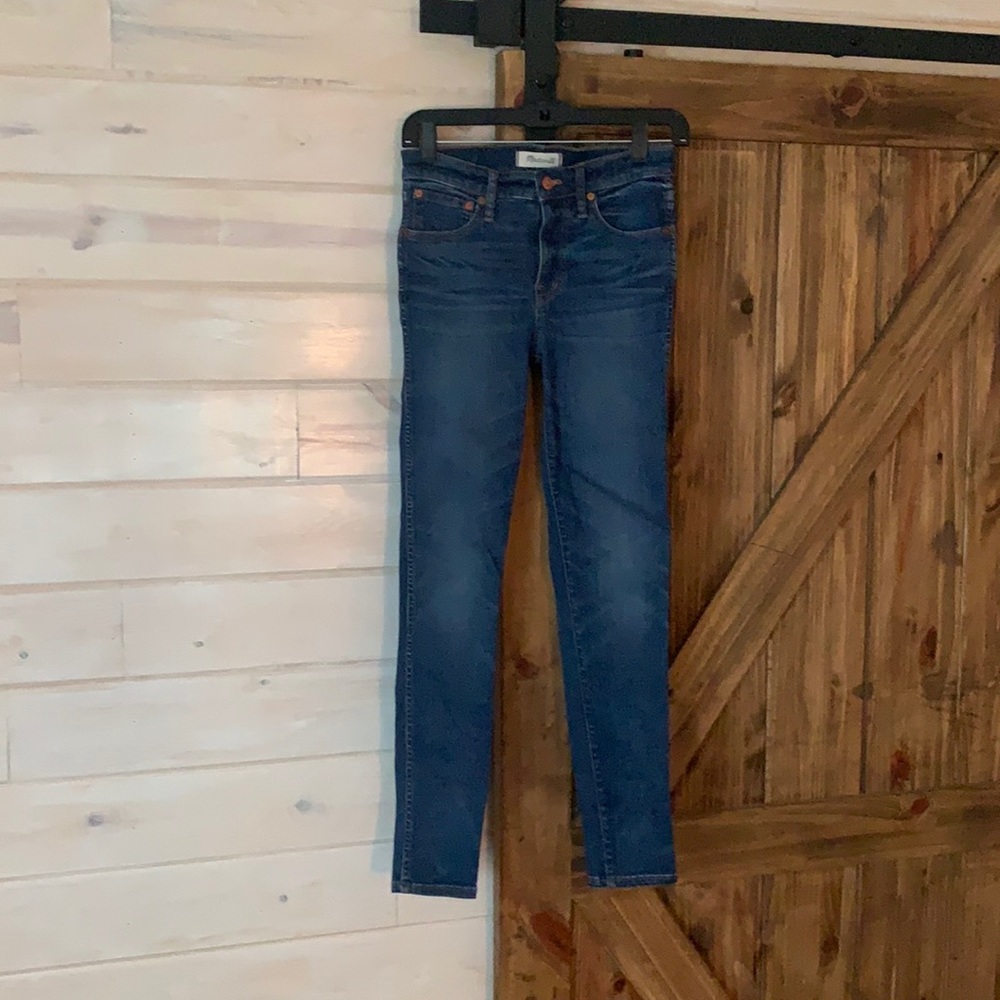 Madewell 9” rise skinny jeans